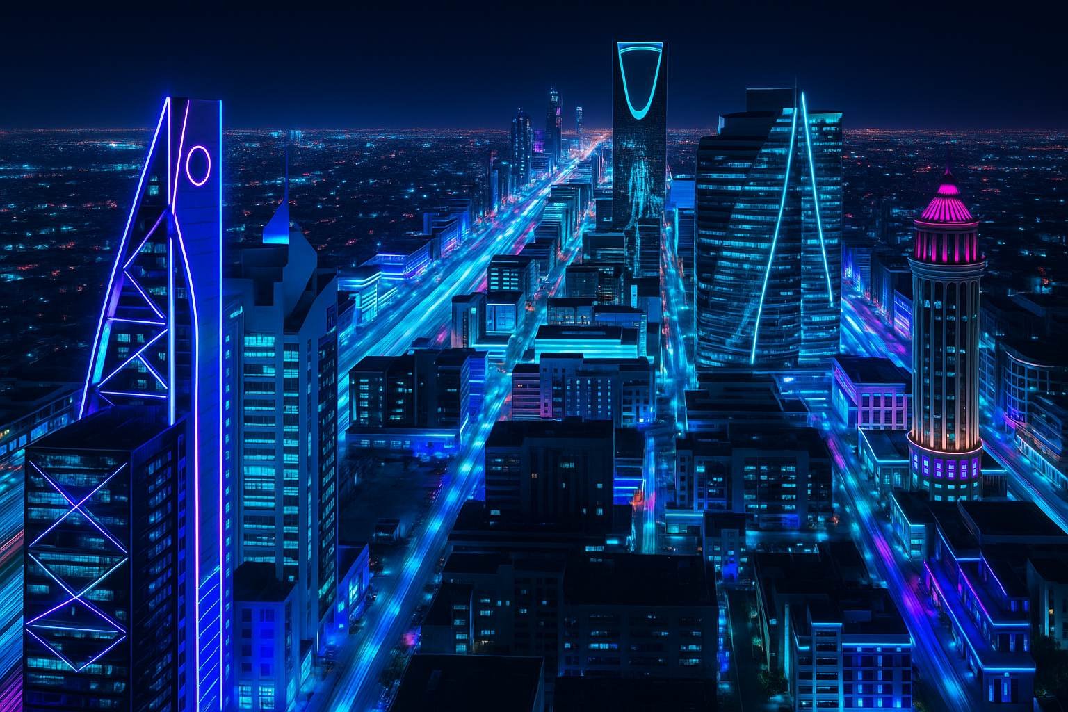 Riyadh's financial district