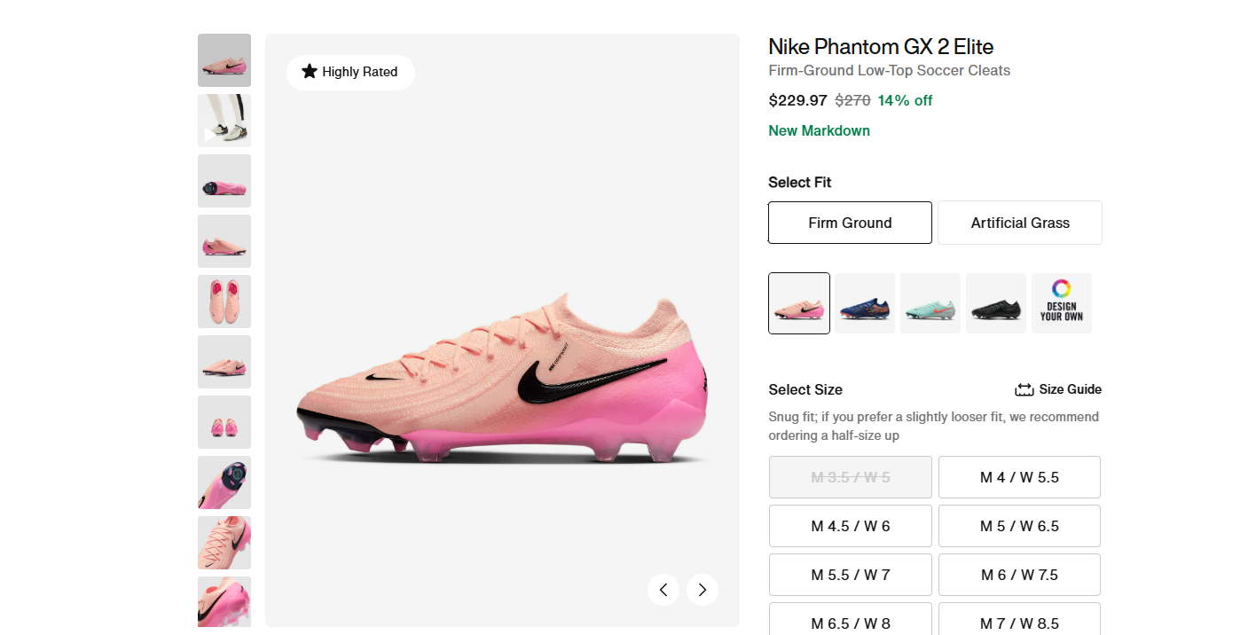 Nike Phantom GX 2 Elite football boots